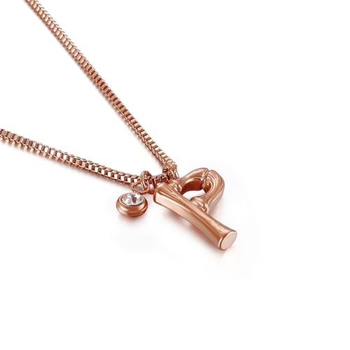 Homxi Halsketten Anhänger Rosegold Frauen,Kette Edelstahl Anhänger Mädchen Buchstabe P mit Zirkonia Halskette Anhänger Rosegold Homxi Halsketten Anhänger Rosegold Frauen,Kette Edelstahl Anhänger Mädchen Buchstabe P mit Zirkonia Halskette Anhänger Rosegold von Homxi