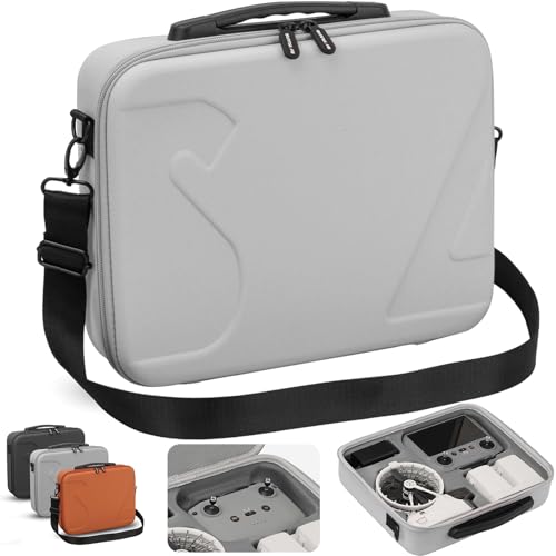 Honbobo Tasche für DJI Flip Drone Combo mit RC-N3 / RC 2, Tragetasche Aufbewahrungstasche Schultertasche für DJI Flip (Gray) von Honbobo