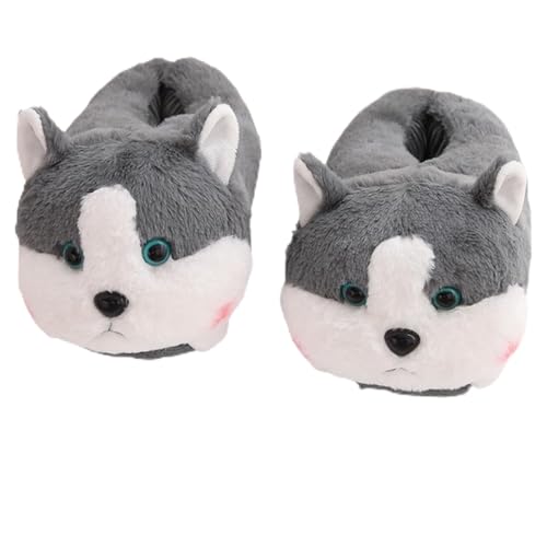 Hondeka Niedliche Tier-Hausschuhe für Damen, flauschige Plüsch-Hausschuhe mit Cartoon-Motiv in Rosa (B, M, Erwachsene, Damen, Einheitsgröße, Alphanumerisch, EU Schuhgrößensystem, M) von Hondeka