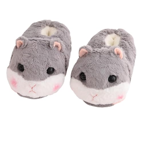 Hondeka Niedliche Tier-Hausschuhe für Damen, flauschige Plüsch-Hausschuhe mit Cartoon-Motiv in Rosa (D, M, Erwachsene, Damen, Einheitsgröße, Alphanumerisch, EU Schuhgrößensystem, M) von Hondeka
