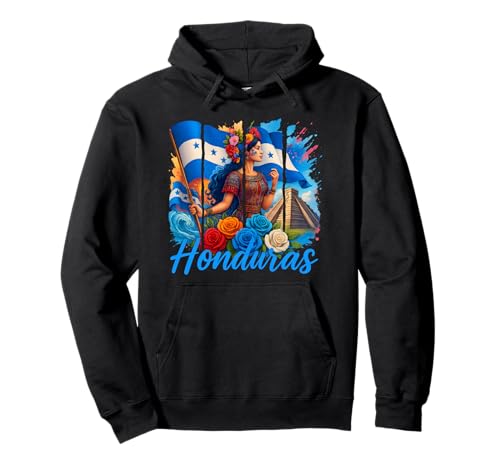 Honduranische Flagge Copan Honduras Reise Familie Urlaub Männer Frauen Pullover Hoodie Honduranische Flagge Copan Honduras Reise Familie Urlaub Männer Frauen Pullover Hoodie von Honduras Independence Day Apparel Men Women Kids