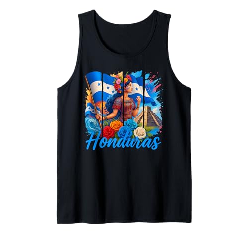 Honduranische Flagge Copan Honduras Reise Familie Urlaub Männer Frauen Tank Top Honduranische Flagge Copan Honduras Reise Familie Urlaub Männer Frauen Tank Top von Honduras Independence Day Apparel Men Women Kids