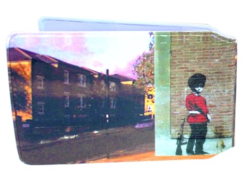 Streetart Guard Pass Wallet Slimline Travel Rail Ticket Holder Cover for Oyster Business Zip ID Card - Bifold - Party Bag Gift School Leaver Uni, mehrfarbig, 1x Wallet, Modern von Honeey