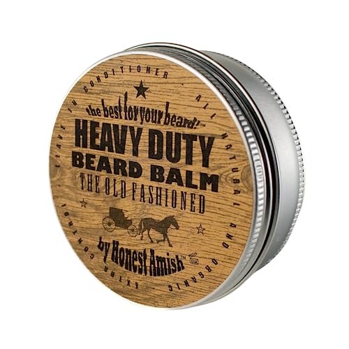 Honest Amish Bartbalsam - Natürlich & Organisch, 118.29 ml (4 fl.oz), Bartpflegeprodukt für Männer von Honest Amish