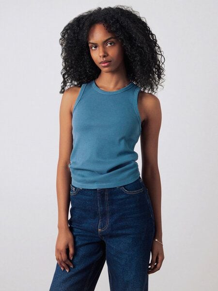 Honest Basics Gerriptes Racer-Top von Honest Basics