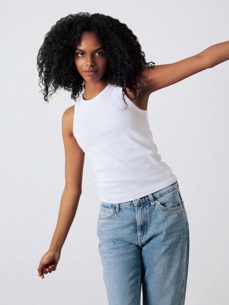 Honest Basics Gerriptes Racer-Top von Honest Basics