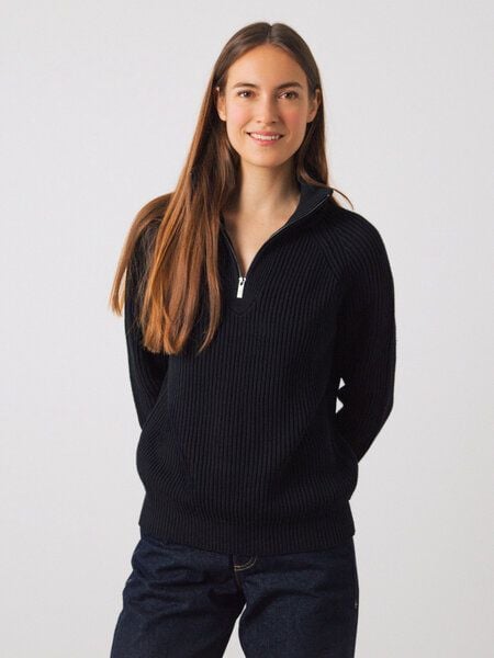 Honest Basics Half-Zip Knit Frauen von Honest Basics