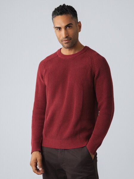 Honest Basics Heavy Knit Pullover Männer von Honest Basics