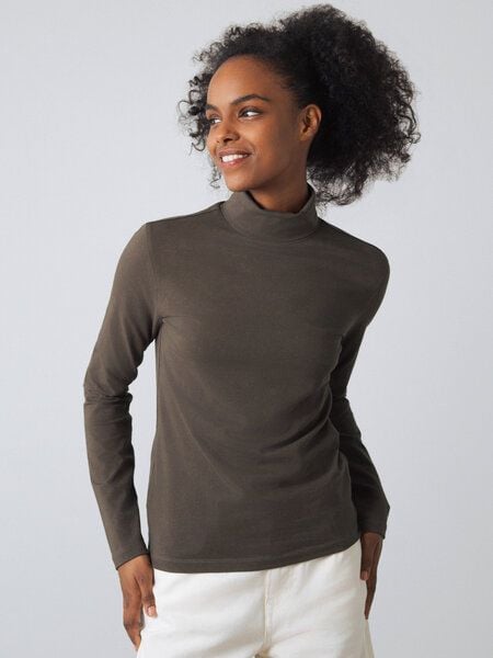 Honest Basics Jersey-Rollkragenpullover von Honest Basics