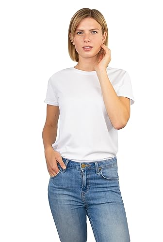 T-Shirt Women S/White von Honest Basics