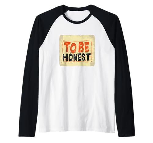 Lustiges to be Honest-Kostüm für Erwachsene und Kinder Raglan Lustiges to be Honest-Kostüm für Erwachsene und Kinder Raglan von Honest Outfit