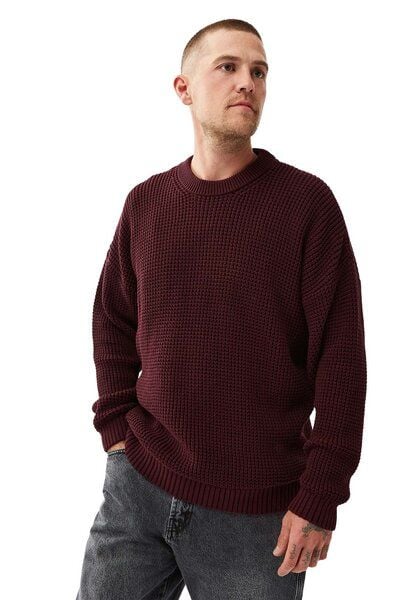 Honesty Rules Boxy Waffle Knitter Pullover von Honesty Rules