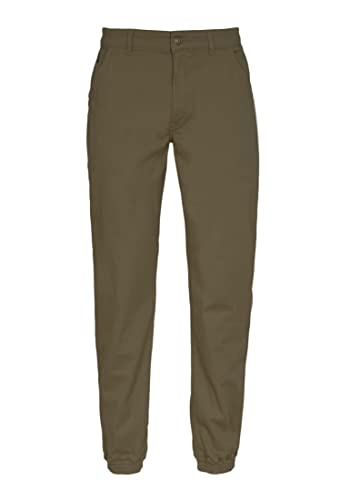 Honesty Rules Herren Hose Waffel Jog aus Bio-Baumwolle, Olive, Gr. W32 von Honesty Rules