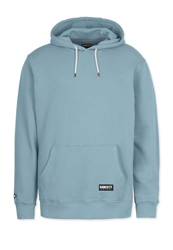 Honesty Rules Herren Kapuzenpullover Basic aus Bio-Baumwolle, Arctic-Blue, Gr. M von Honesty Rules