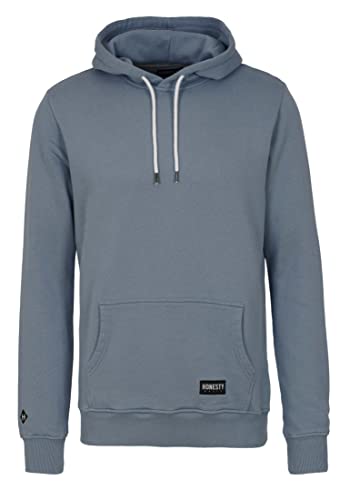 Honesty Rules Herren Kapuzenpullover Basic aus Bio-Baumwolle, Dove-Blue, Gr. XXL von Honesty Rules