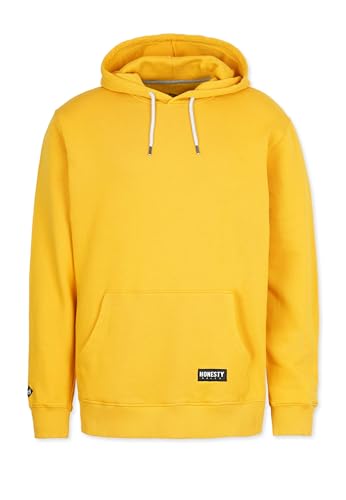 Honesty Rules Herren Kapuzenpullover Basic aus Bio-Baumwolle, Mustard, Gr. L von Honesty Rules