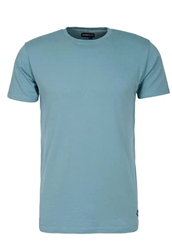 Honesty Rules Herren Kurzarm T-Shirt Basic aus Bio-Baumwolle, Arctic-Blue, Gr. M von Honesty Rules