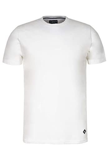 Honesty Rules Herren Kurzarm T-Shirt Basic aus Bio-Baumwolle, White, Gr. XL von Honesty Rules