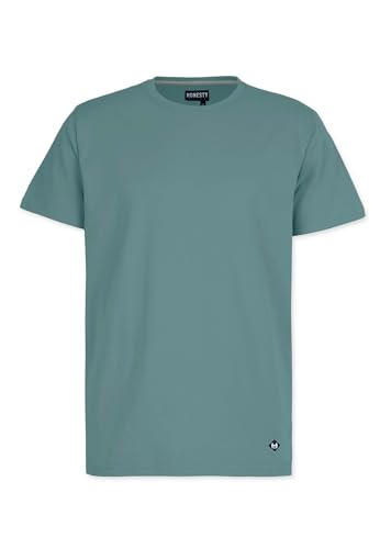 Honesty Rules Herren Kurzarm T-Shirt Basic aus Bio-Baumwolle, sage, Gr. M von Honesty Rules