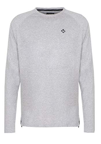 Honesty Rules Herren Langarm T-Shirt Raglan Slit Longsleeve (Grey-Mel) von Honesty Rules