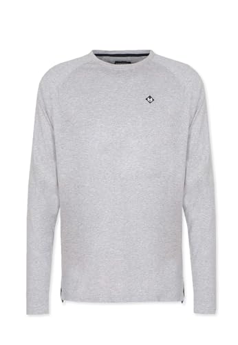 Honesty Rules Herren Langarm T-Shirt Raglan Slit Longsleeve (Grey-Mel) von Honesty Rules