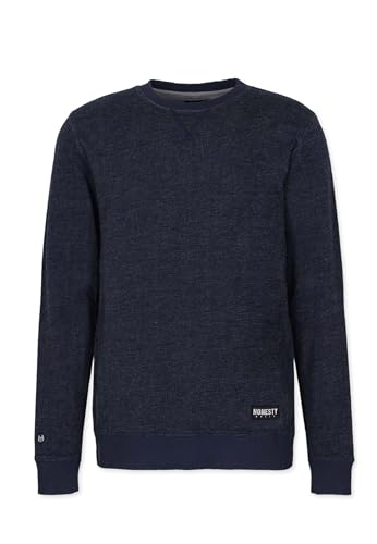 Honesty Rules Herren Sweatshirt Denim Sweat Rundhals Langarm (Navy) von Honesty Rules