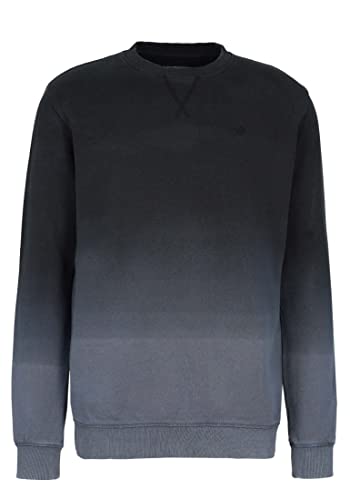 Honesty Rules Herren Sweatshirt Dip Dye aus Bio-Baumwolle, Black, Gr. XL von Honesty Rules