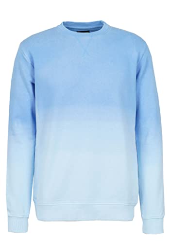 Honesty Rules Herren Sweatshirt Dip Dye aus Bio-Baumwolle, Blue, Gr. L von Honesty Rules