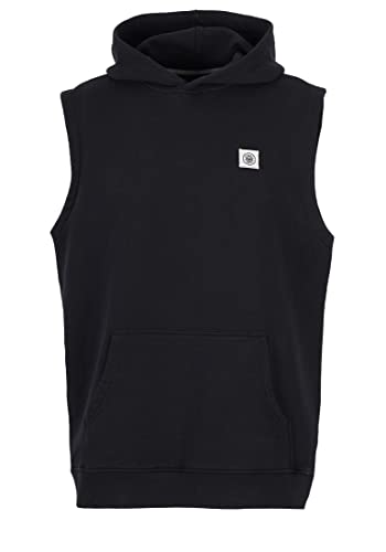 Honesty Rules Unisex Kapuzenpullover Sleeveless aus Bio-Baumwolle, Black, Gr. M von Honesty Rules