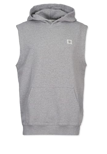 Honesty Rules Unisex Kapuzenpullover Sleeveless aus Bio-Baumwolle, Grey, Gr. M von Honesty Rules