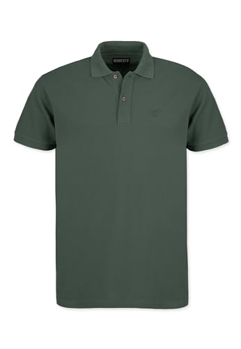 Honesty Rules Unisex Kurzarm T-Shirt Basic Polo aus Bio-Baumwolle, Cilantro-Green, Gr. L von Honesty Rules