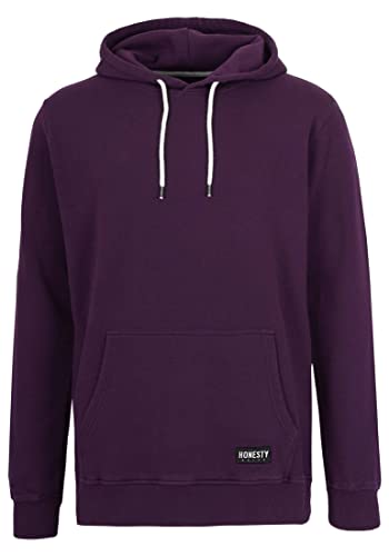 Honesty Rules Unisex Langarm Basic aus Bio-Baumwolle, Dark-Purple, Gr. M von Honesty Rules