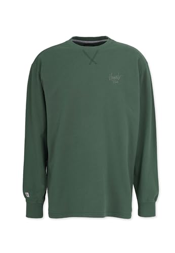 Honesty Rules Unisex Langarmshirt French Terry Signature aus Bio-Baumwolle, Cilantro-Green, Gr. M von Honesty Rules