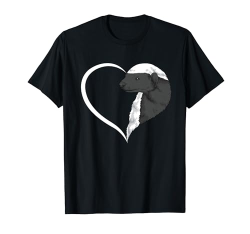 Honey Badger T-Shirts für Frauen Honigdachs T-Shirt Herz T-Shirt Honey Badger T-Shirts für Frauen Honigdachs T-Shirt Herz T-Shirt von Honey Badger T Shirt & Tees Co