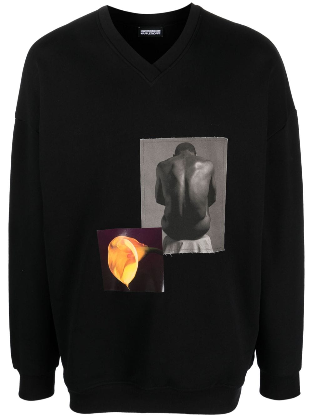 Honey Fucking Dijon x Robert Mapplethorpe Pullover mit Print - Schwarz von Honey Fucking Dijon