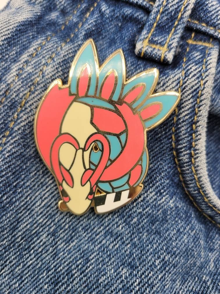 Hm01-Cut Wunderschöne Wasserschlange Emaille Pin von HoneyCloudPins