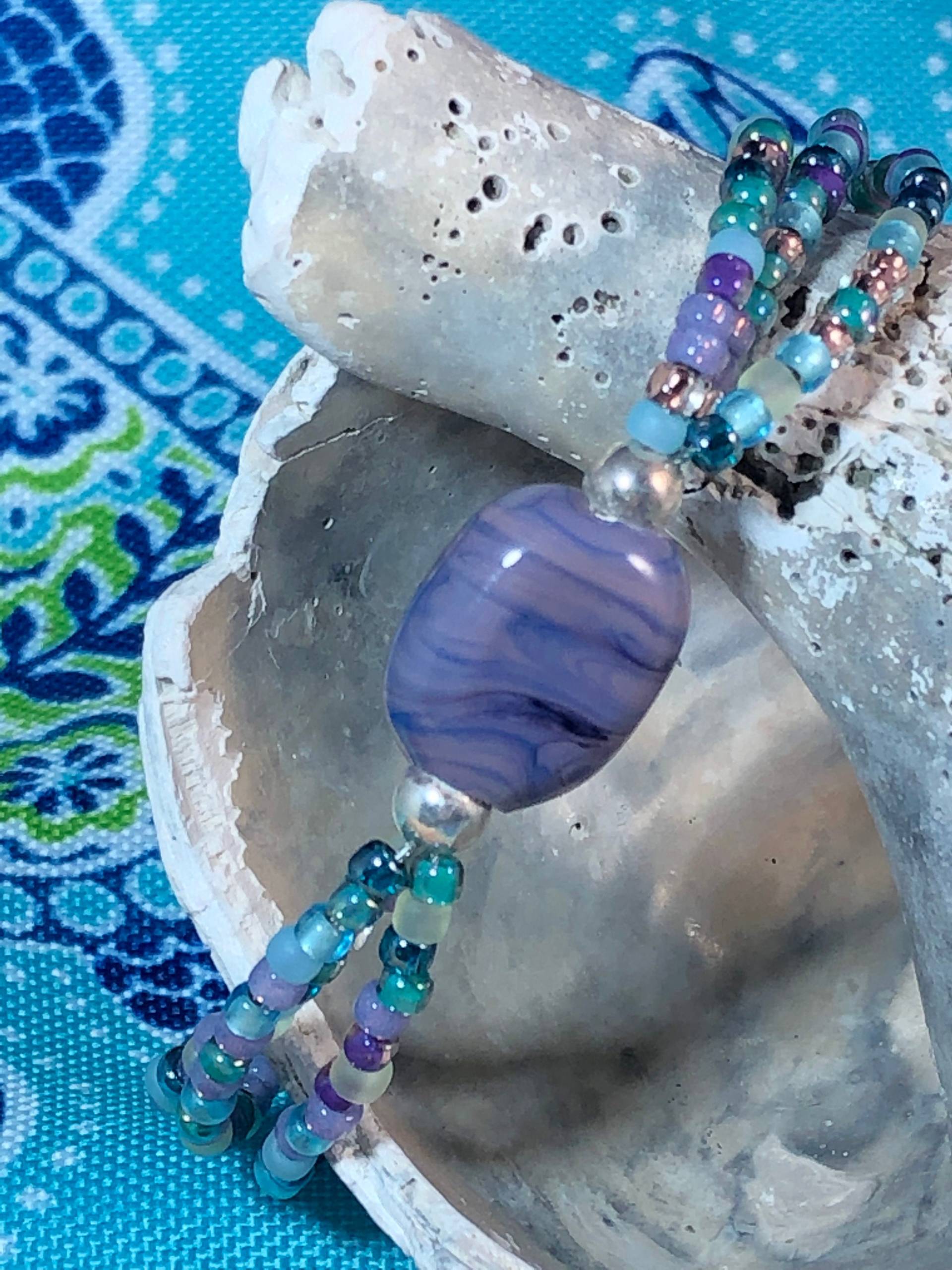 Glasperlen Lampwork Armband Glasperlen Lampwork Armband von HoneyGlassFarm