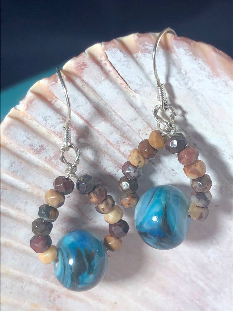 Lampwork Ohrringe Lampwork Ohrringe von HoneyGlassFarm
