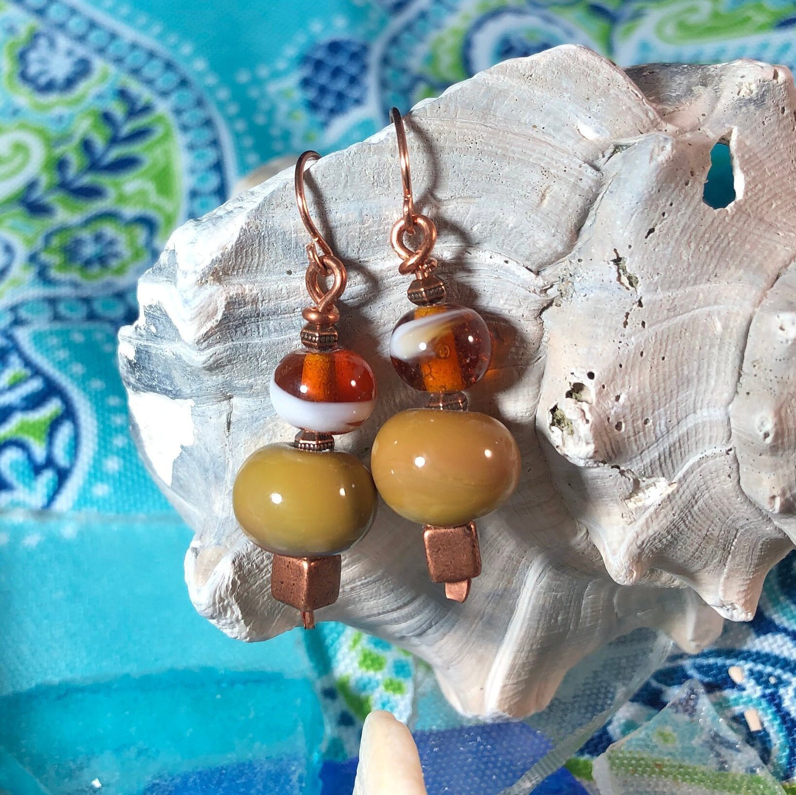 Lampwork Ohrringe Lampwork Ohrringe von HoneyGlassFarm