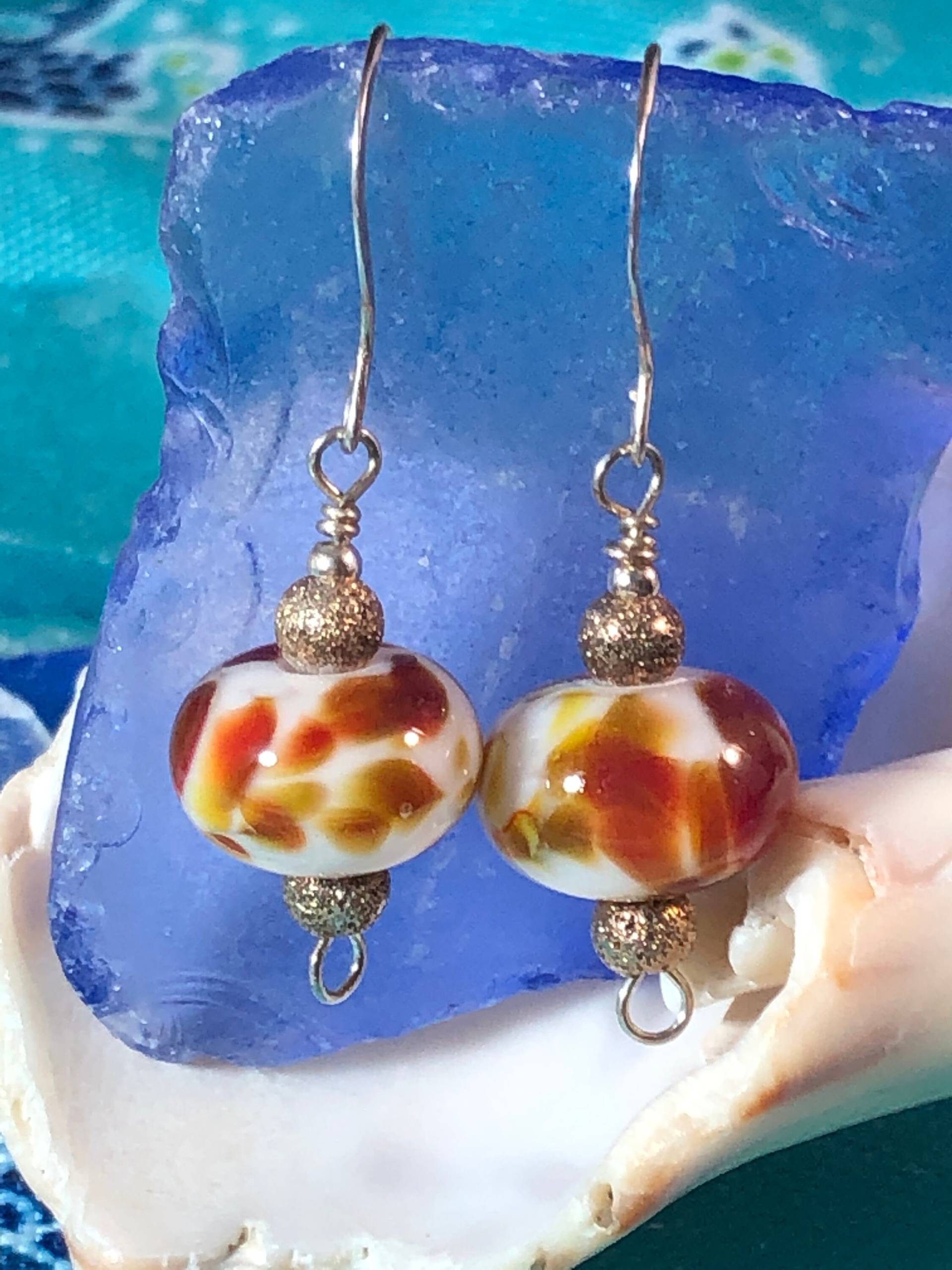 Lampwork Ohrringe Lampwork Ohrringe von HoneyGlassFarm