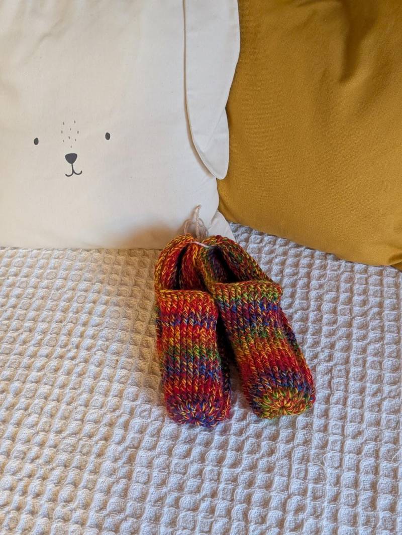 Handgestrickte Hausschuhe Aus Kuscheliger Wolle Größe 39 Handgestrickte Hausschuhe Aus Kuscheliger Wolle Größe 39 von HoneyKnits4You