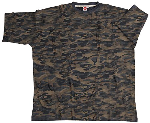 CamouflageT-Shirt von Honeymoon in Übergröße 5XL von Honeymoon