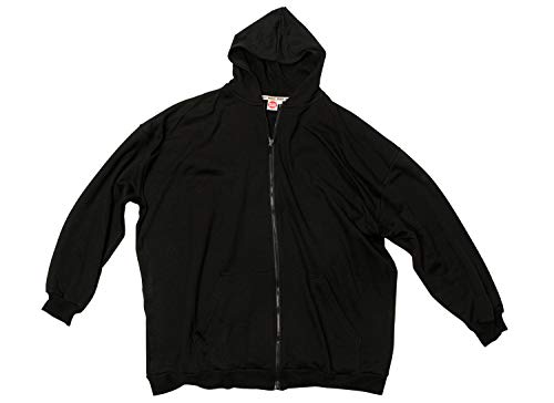 Herren Sweatjacke in Übergröße von Honeymoon in schwarz 3XL von Honeymoon