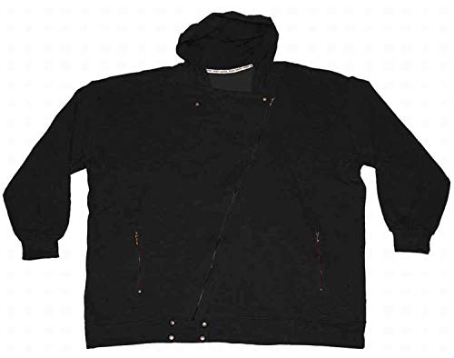 Honeymoon Herren Bikerjacke schwarz in Übergröße, Größe:6XL von Honeymoon