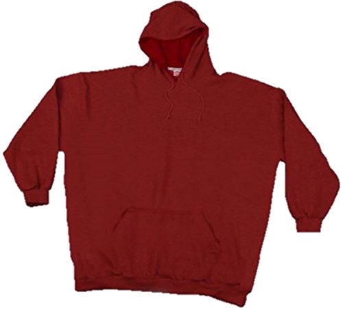 Honeymoon Kapuzensweatshirt mit Saumbündchen rot 4XL von Honeymoon