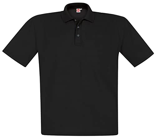 Honeymoon Polo-Shirt OHNE Brusttasche schwarz 7XL von Honeymoon