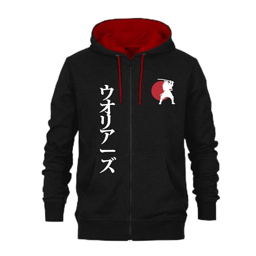 Honeymoon Sweatjacke Samurai in Übergröße für Herren, Größe:10XL von Honeymoon