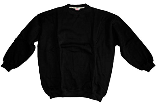 Honeymoon Sweatshirt Basic schwarz 7XL von Honeymoon