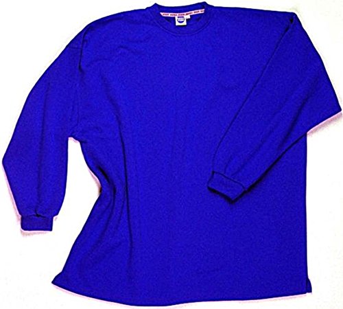 Honeymoon Übergrößen Basic Sweatshirt Blau ohne Bündchen unten 12XL von Honeymoon