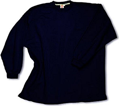 Honeymoon Übergrößen Basic Sweatshirt Navy ohne Bündchen unten 15XL von Honeymoon